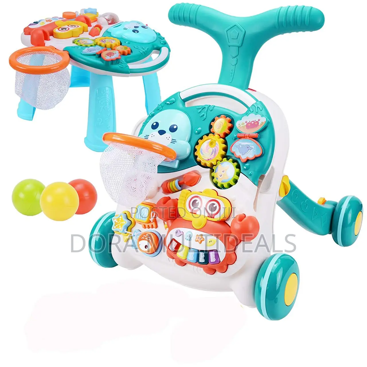2in1 Walker Activity Table, Walk, Learn Play All in One!