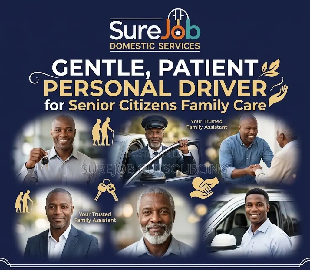 Gentle Patient Personal Driver for Senior Citizens Family Care