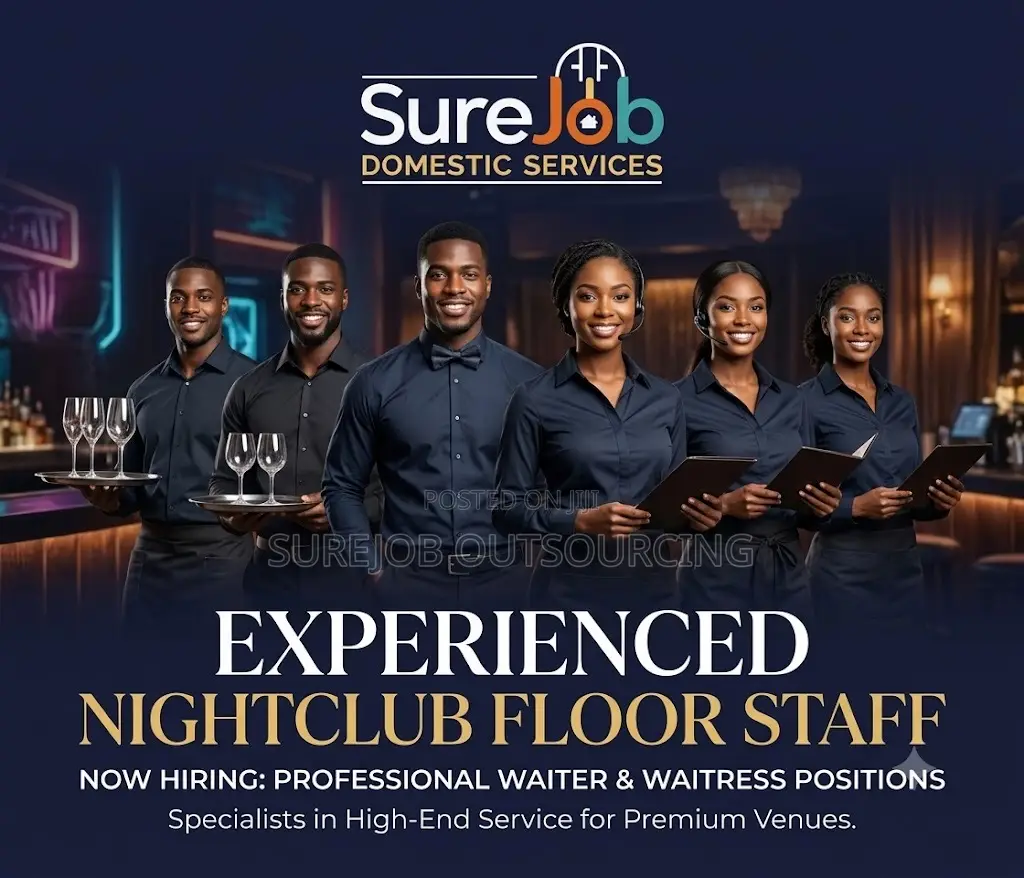 Experienced Nightclub Floor Waiter / Waitress