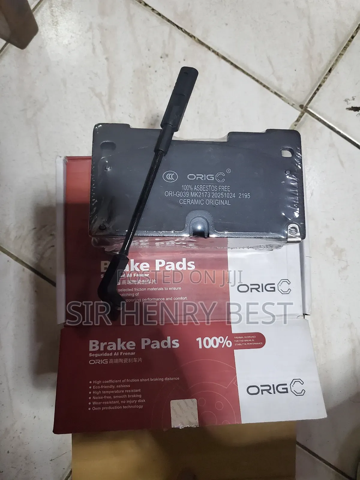 Front Ceramic Brake Pad Cadillac Escalade With Sensor 2021/24