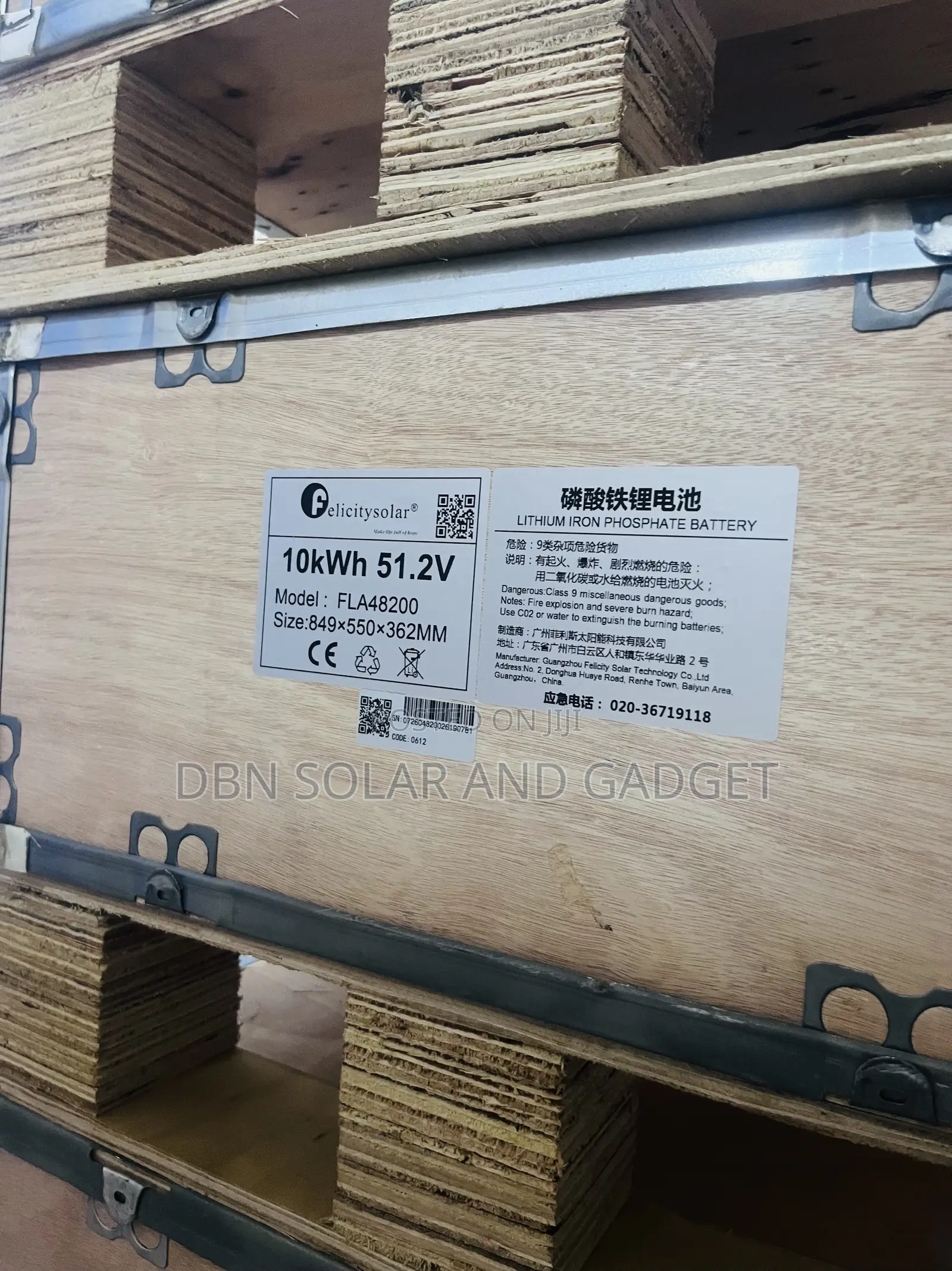 Original 10kwh 51.2v Felicity Solar Lithium Ion Battery With Warranty