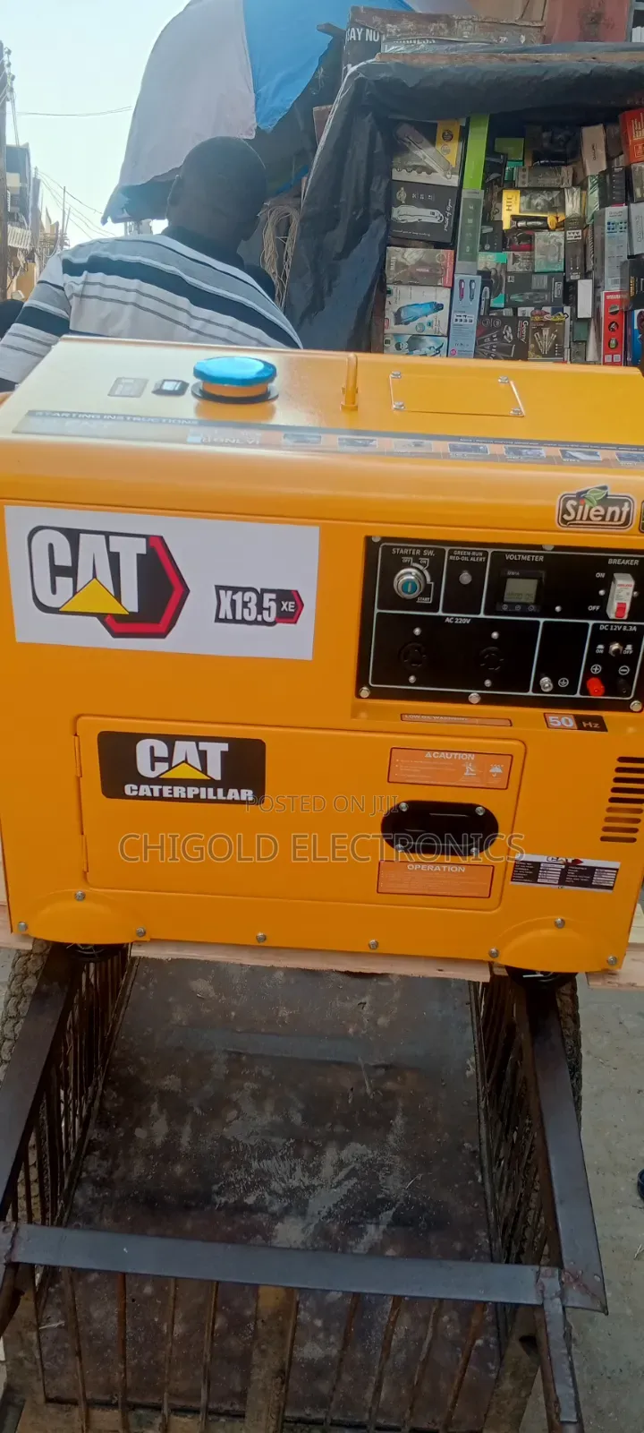 Original Cat Diesel Generator 13.5 kVA 100% Copper Coin