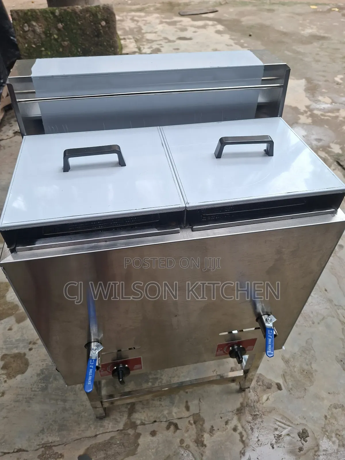 Gas Standing Fryer Double Basket