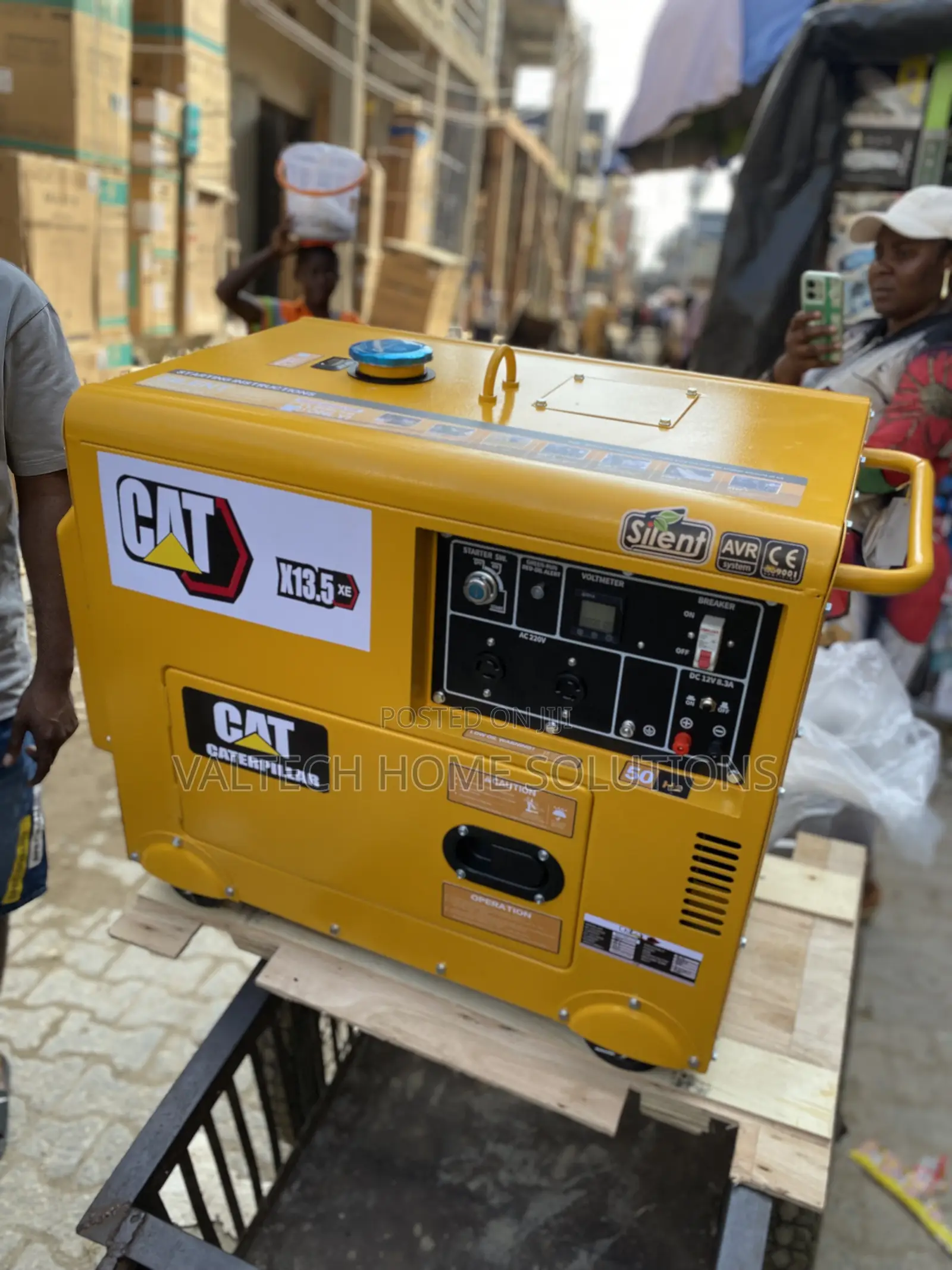 1. 5KVA CAT Diesel Soundproof Generator – Powerful Reliable