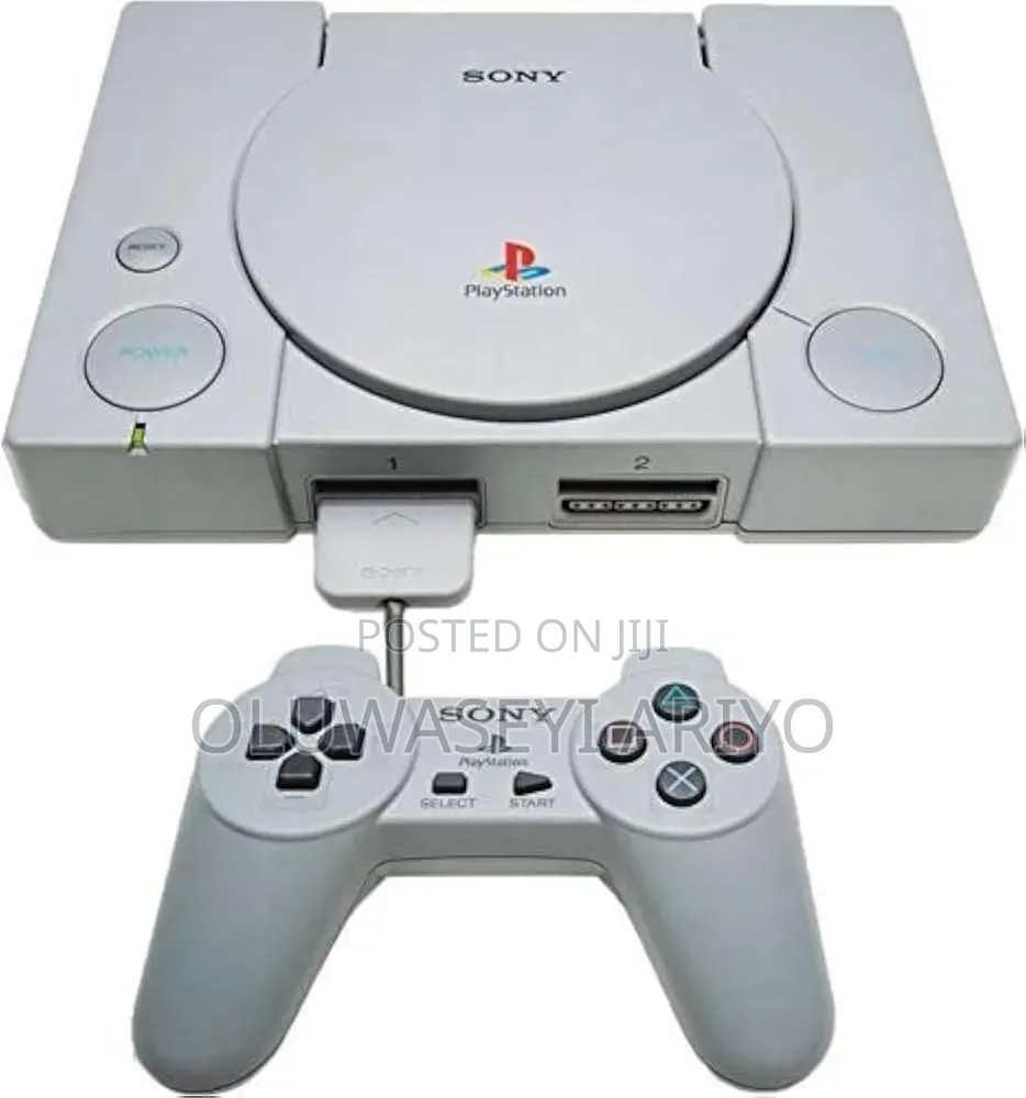 Playstation 1 With One Wired and 5 Games Installed