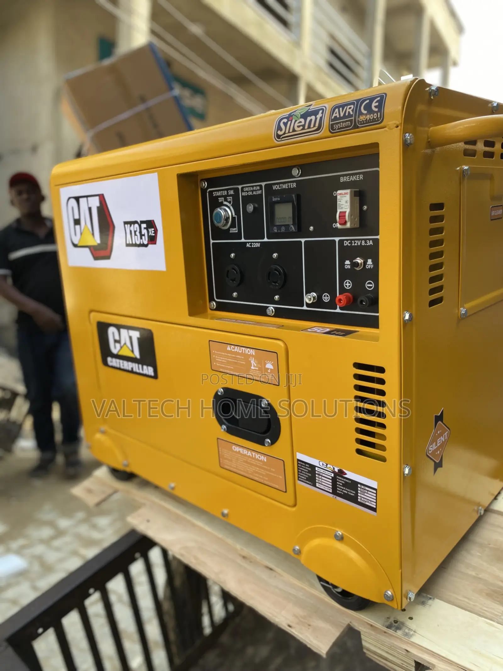 CAT 13.5KVA Soundproof Generator – Power You Can Trust