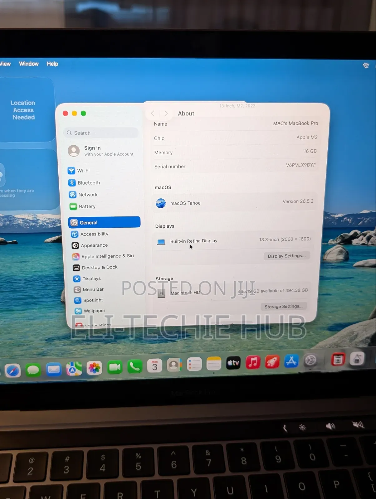 Laptop Apple MacBook Pro 2022 M2 16GB Apple M2 SSD 512GB