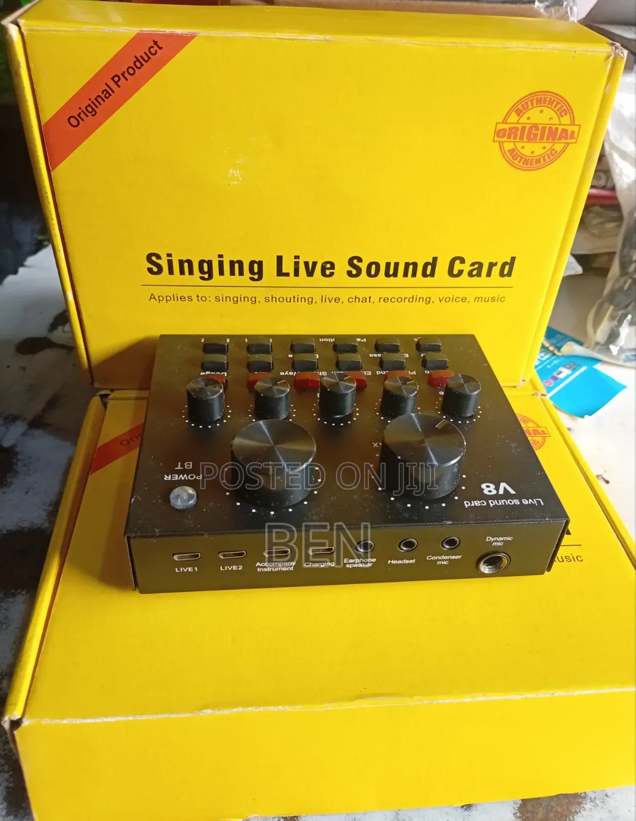 V8 Live Sound Card
