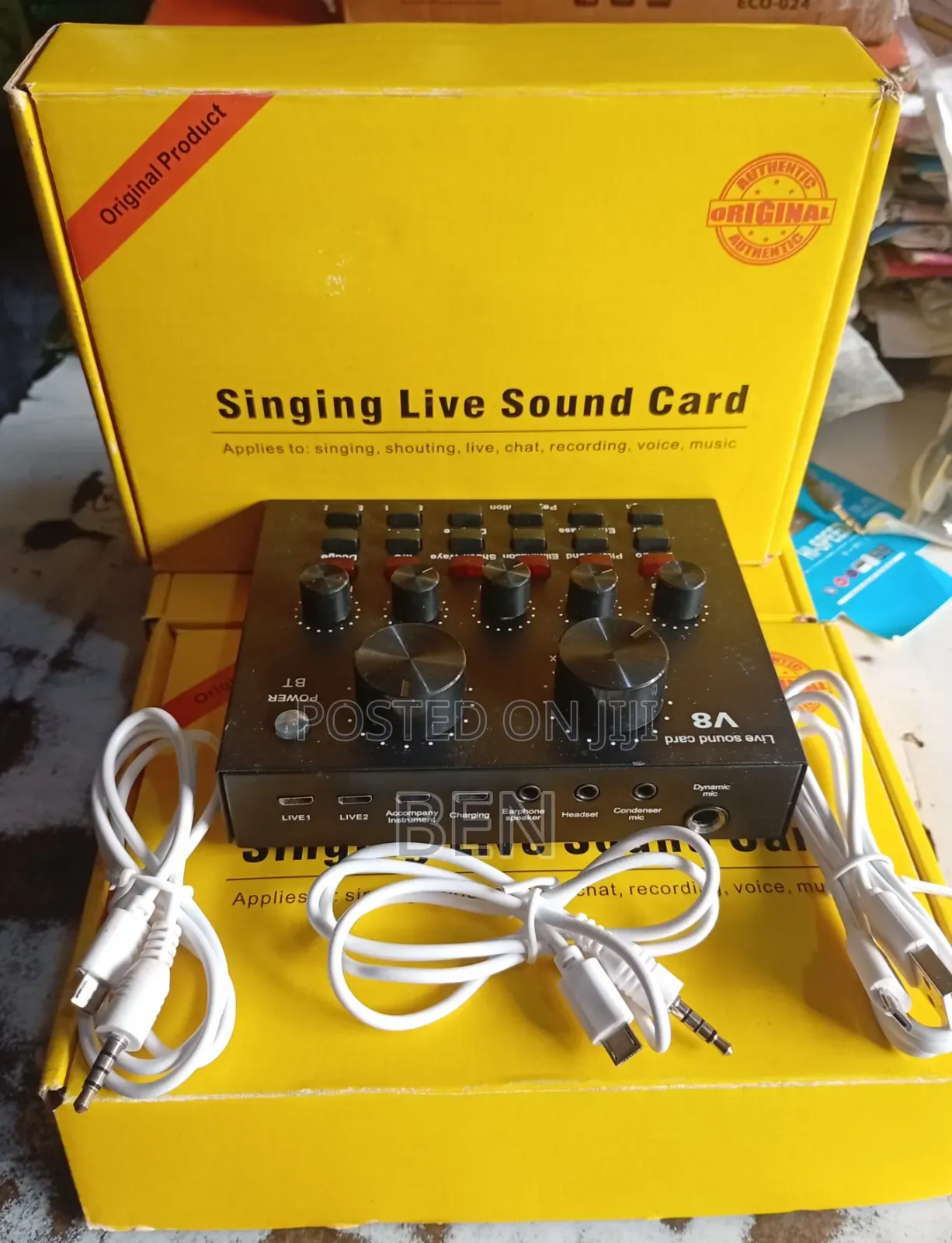V8 Live Sound Card