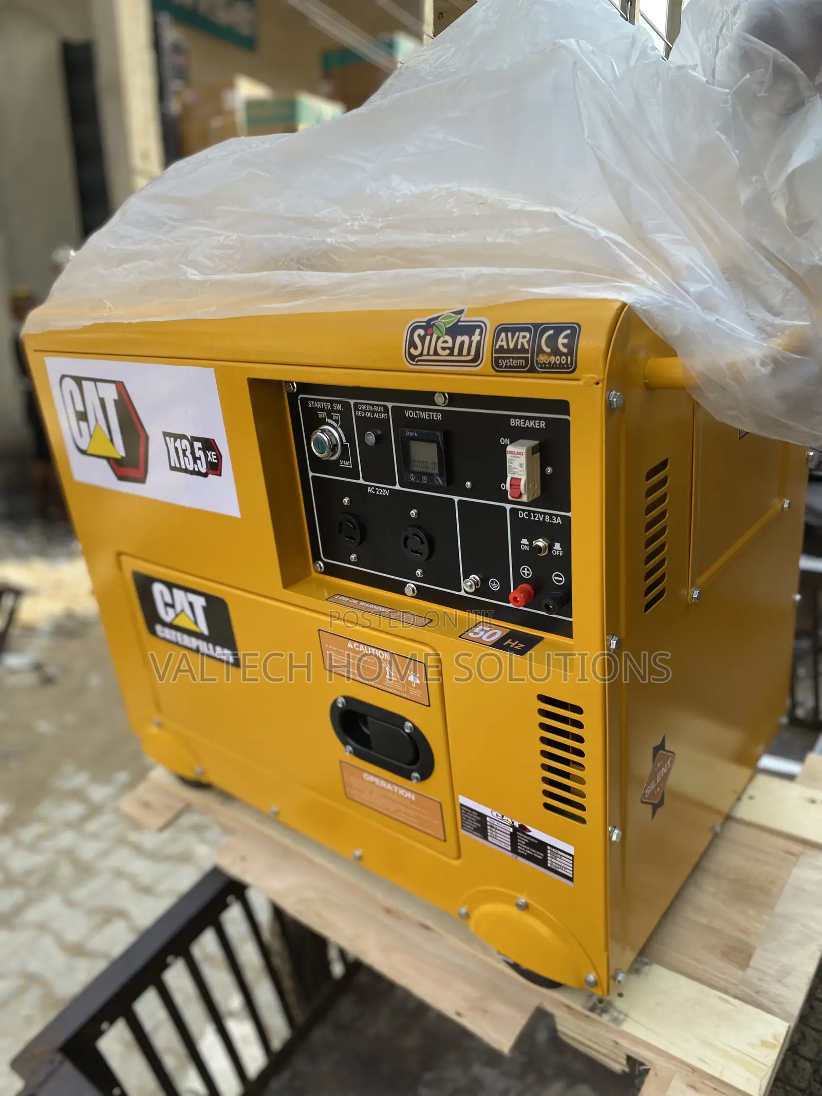 15. 5KVA CAT Soundproof Generator – Strong and Efficient