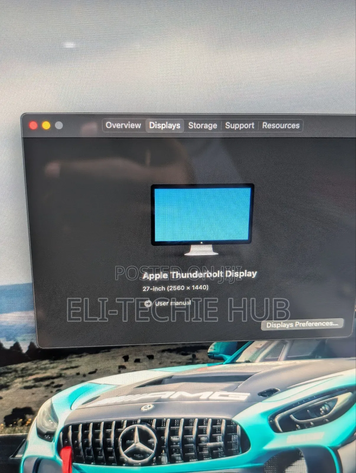 Apple Thunderbolt 27 Inch QHD 2560 X 1440p IPS Monitor