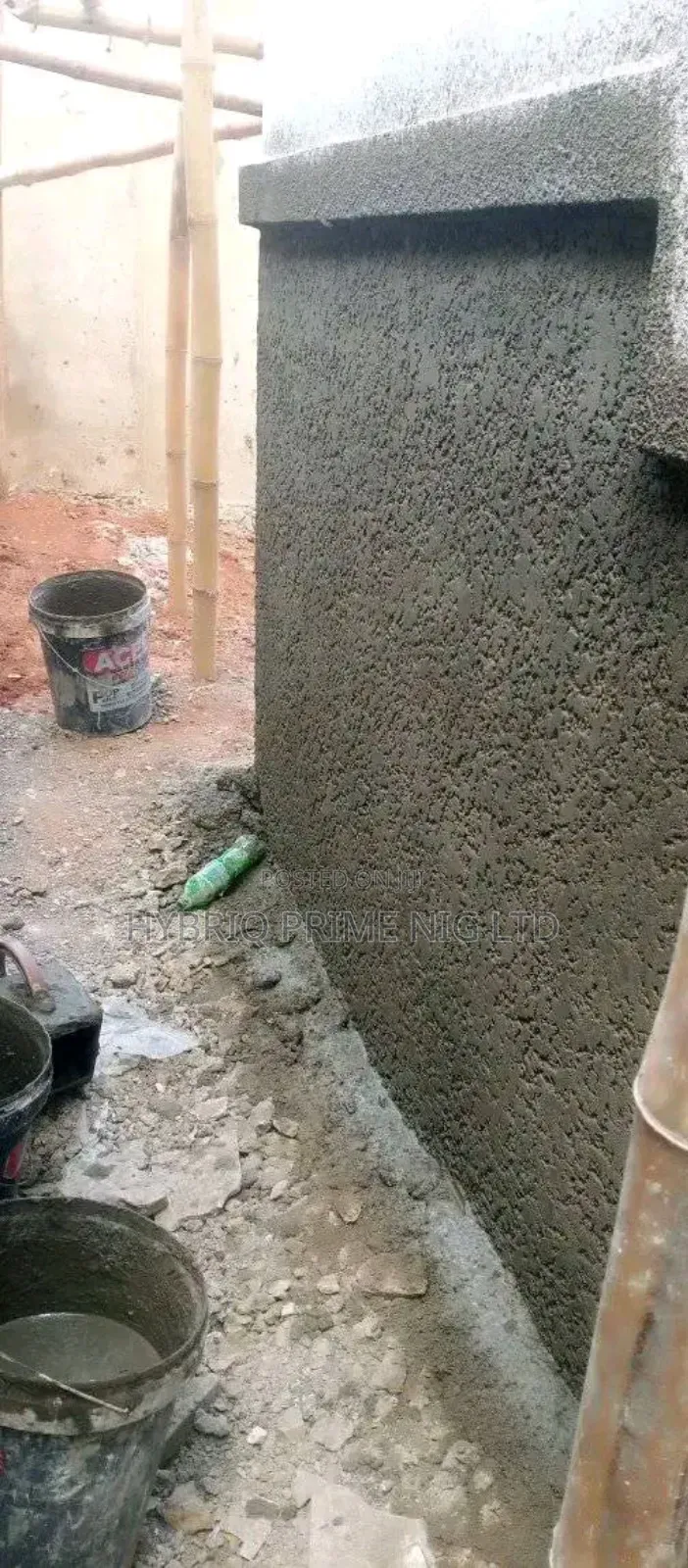 High-Quality Building Wall Tyrolean Finishing