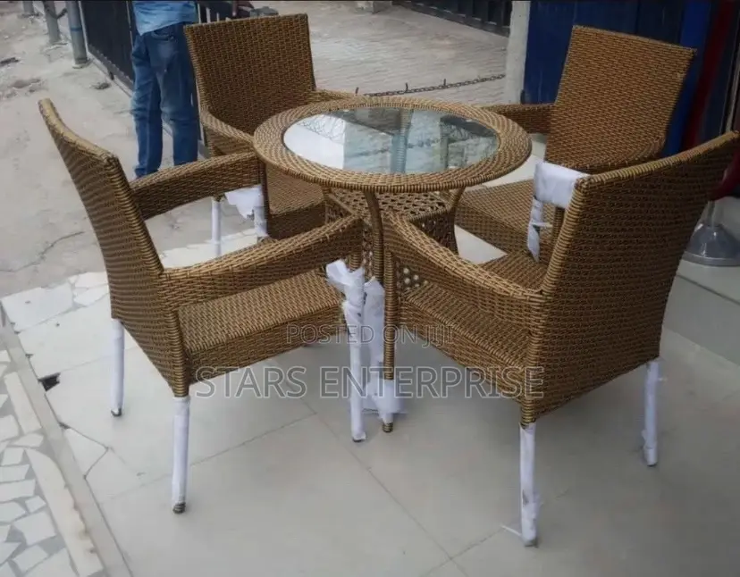 Modern 4 Seater Rattan Outdoor.