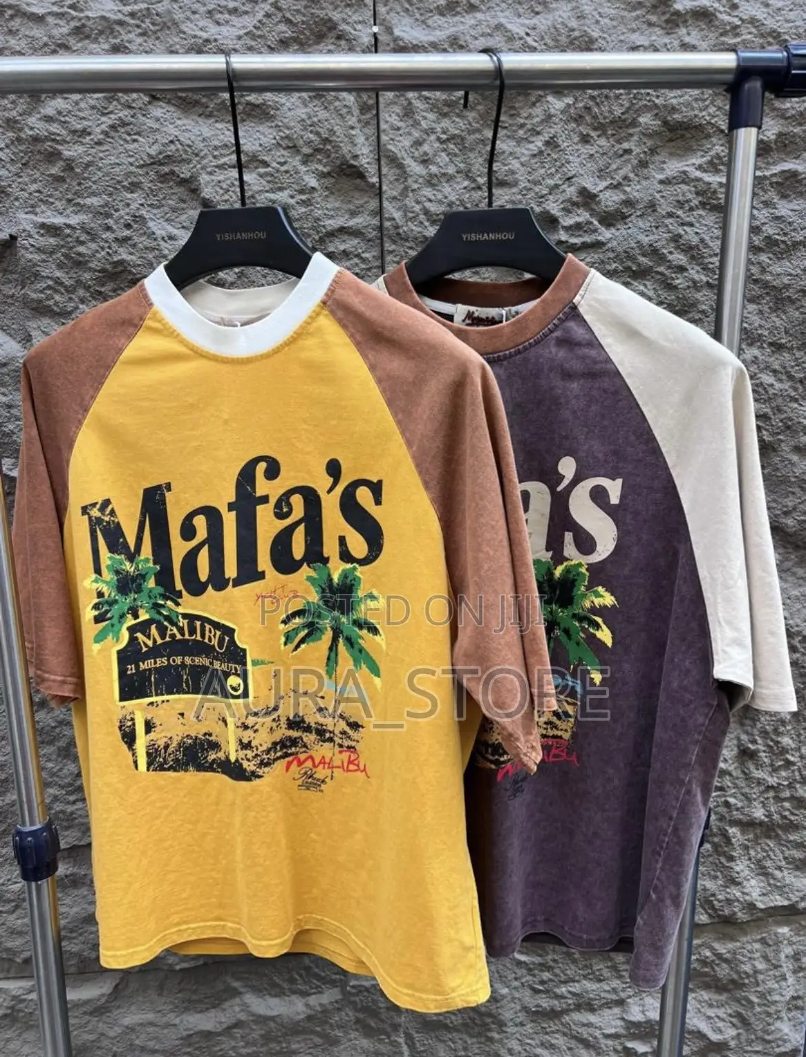Mafa's "Malibu" Vintage Raglan Tee.