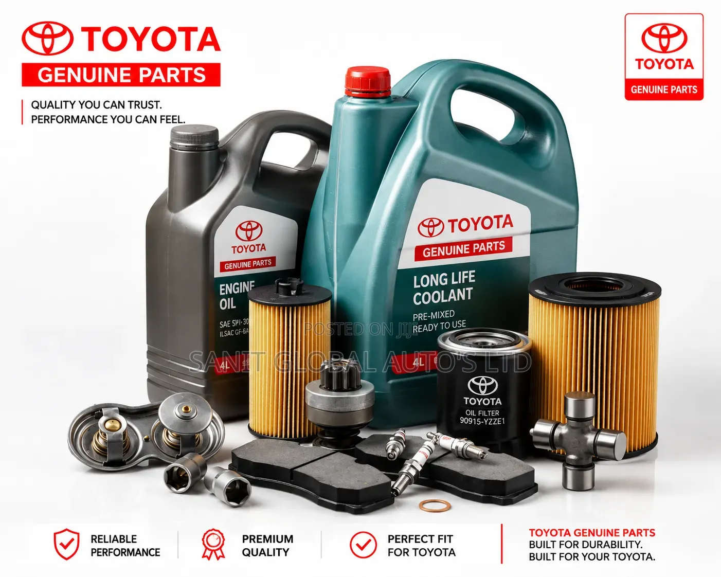 Toyota Camry 2017 Genuine Engine Oil Filter Fits 2.5l/3.5l Models