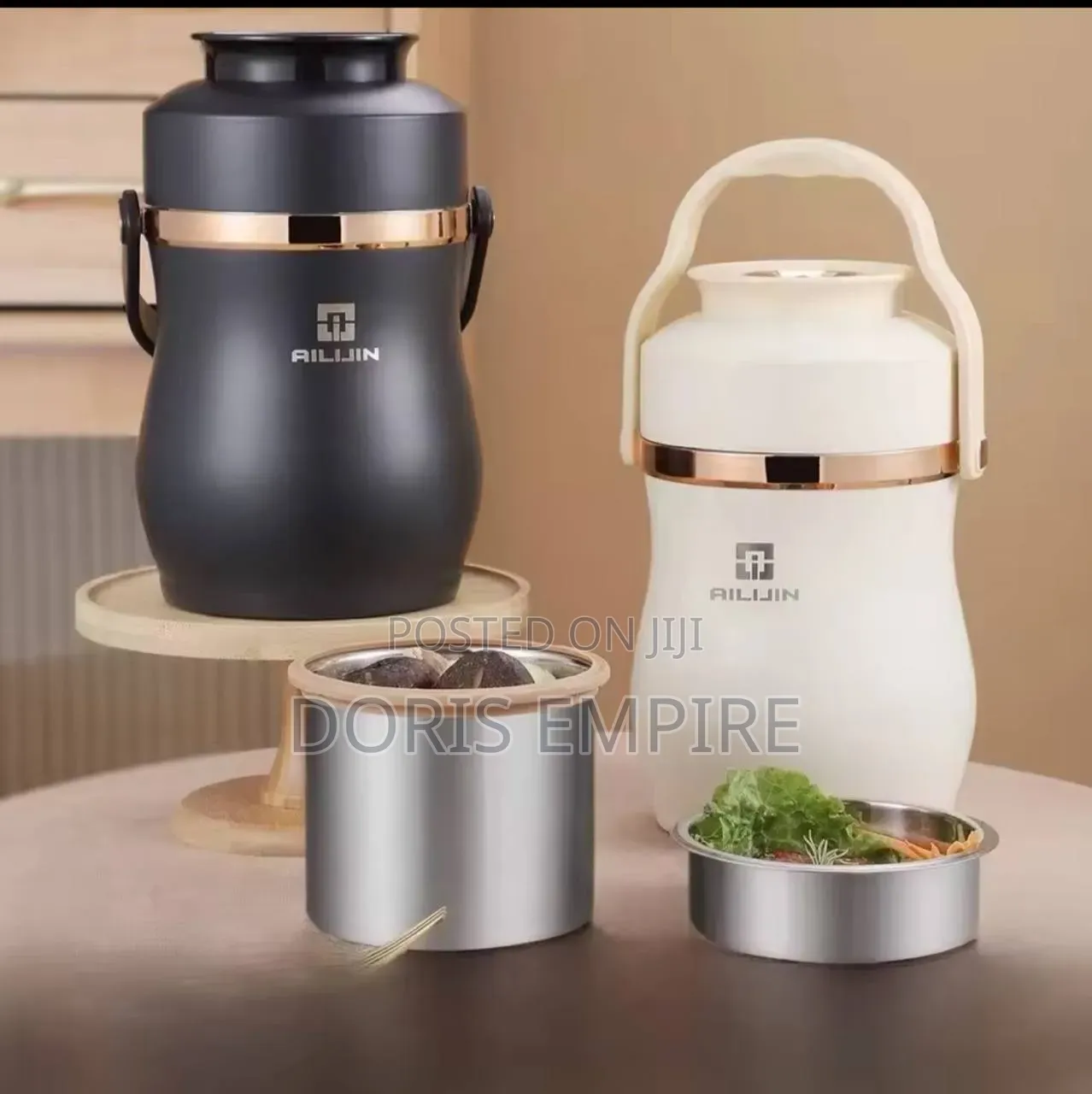 Large Capacity Portable Stainless Steel 304 Insulated Lunch Box.