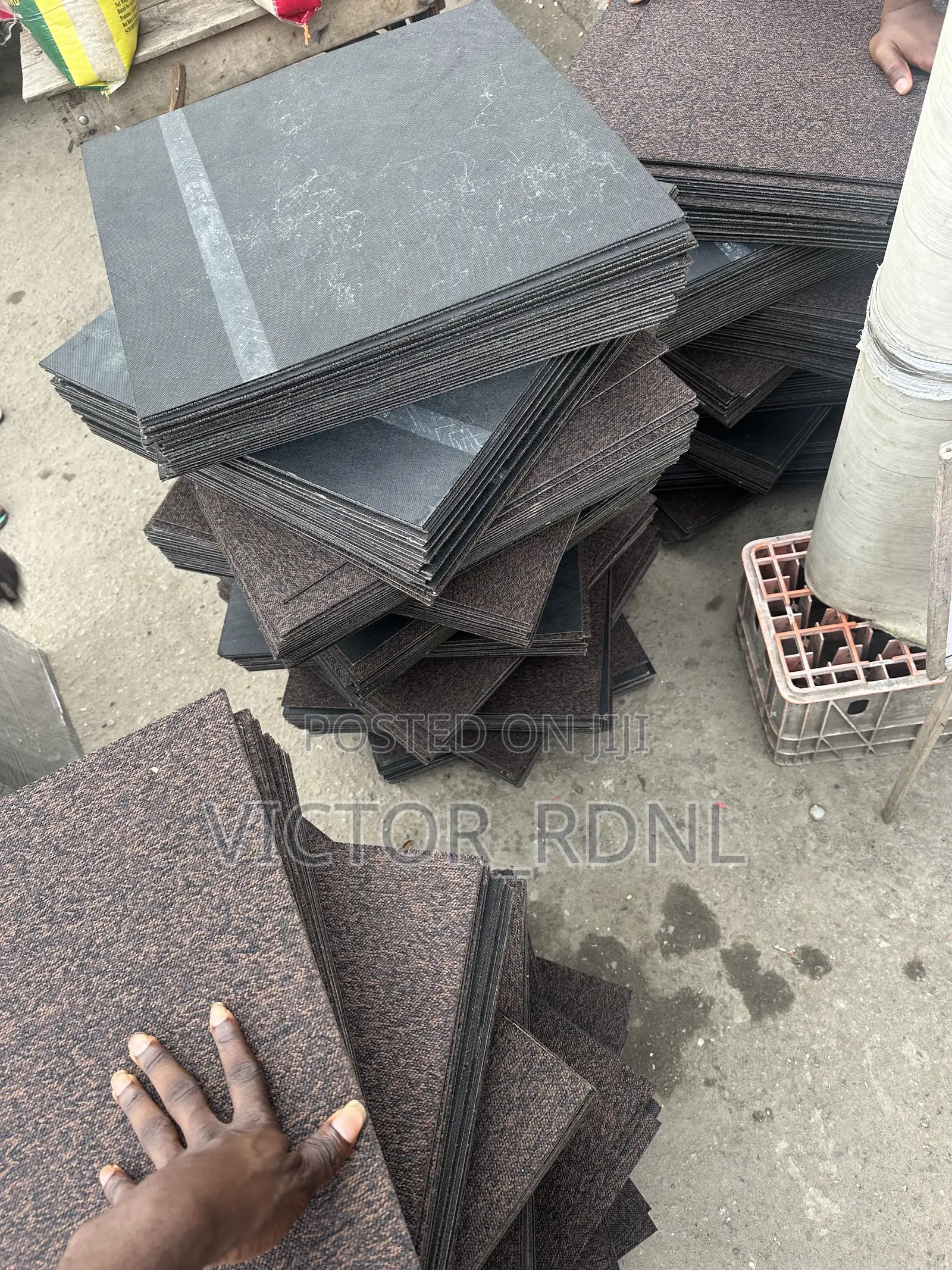 Chocolate Rug Carpet Tiles