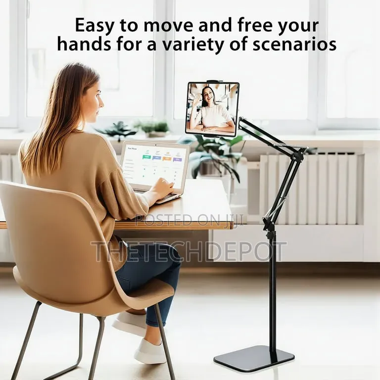Tablet and Phone Floor Stand
