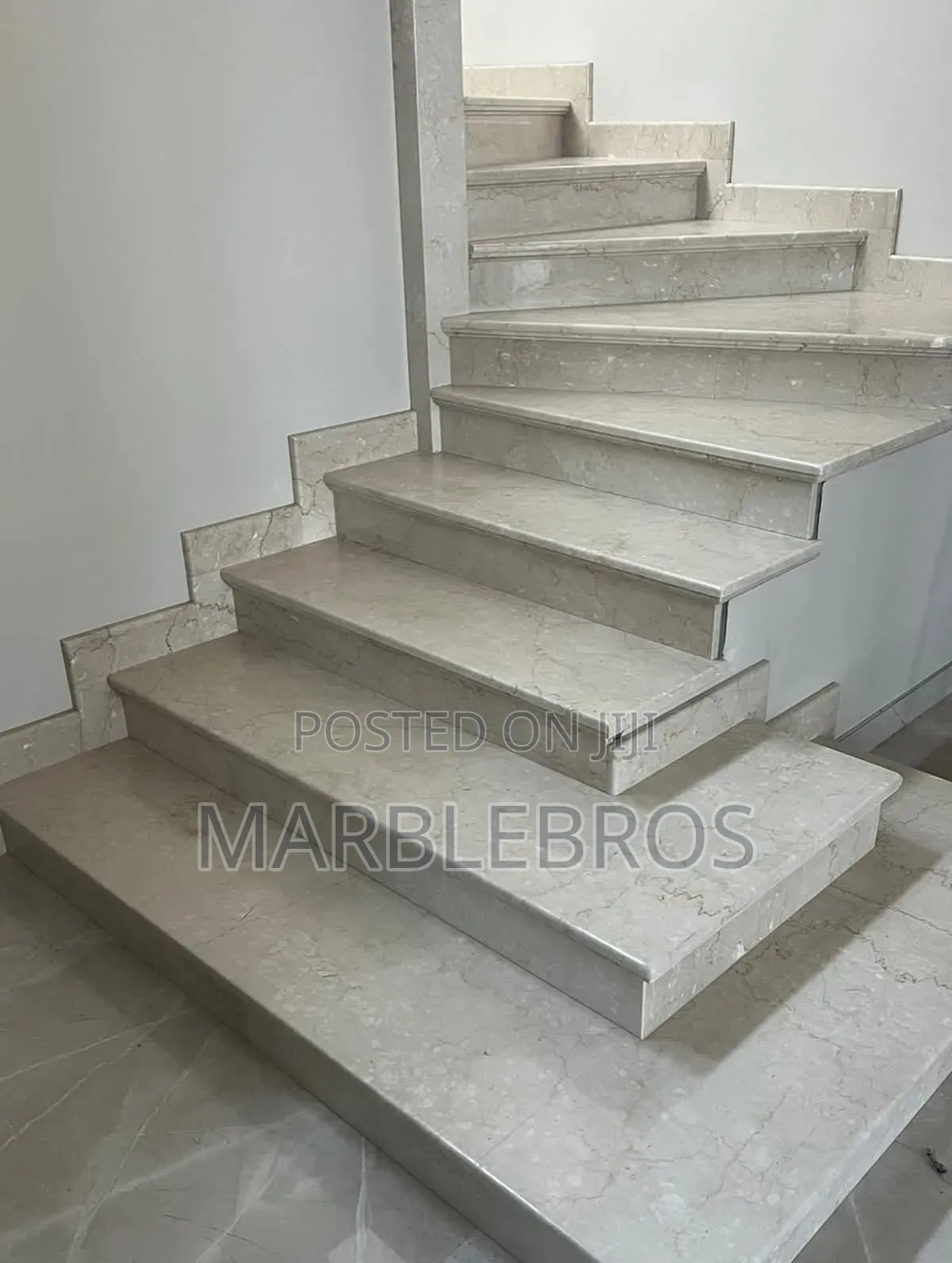 MB76, Marble Staircase Finishing Design