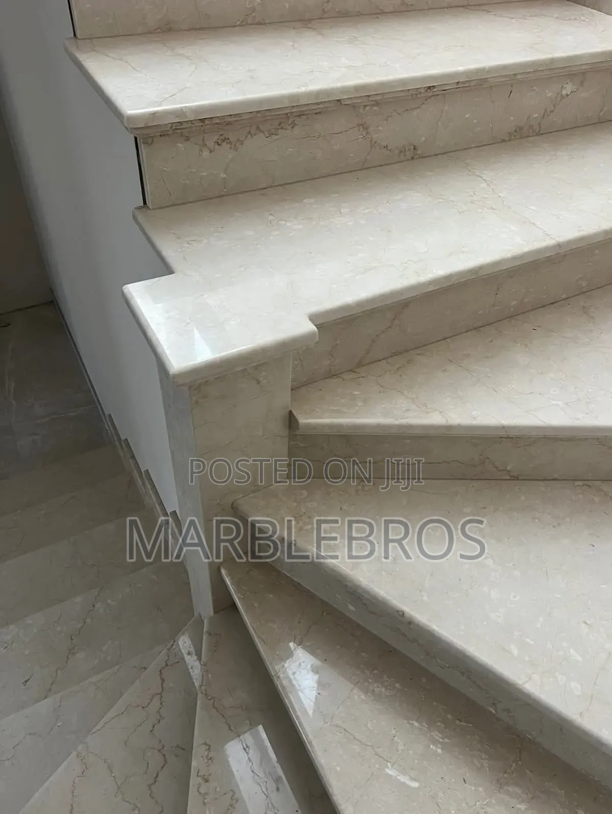 MB76, Marble Staircase Finishing Design