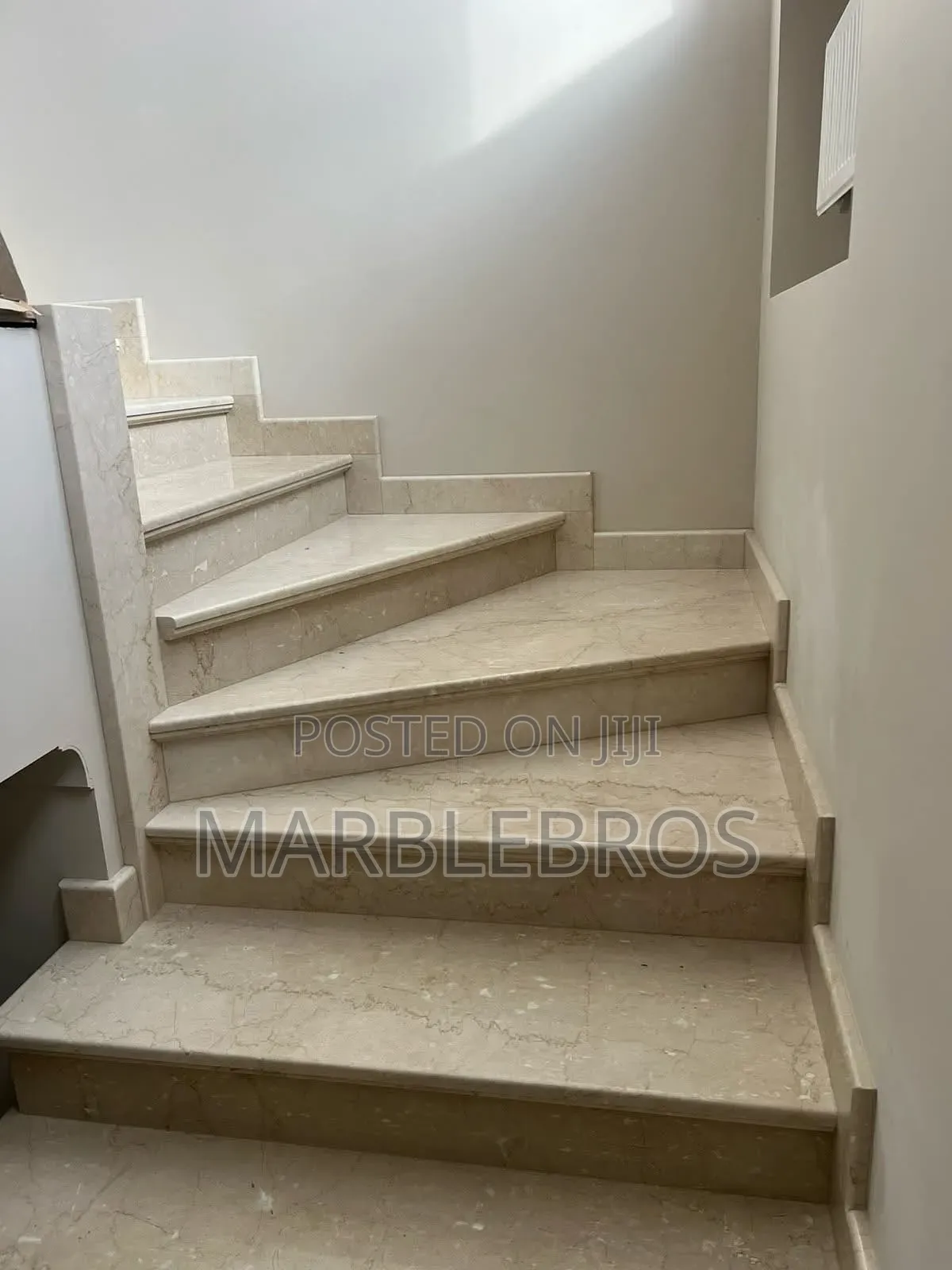 MB76, Marble Staircase Finishing Design