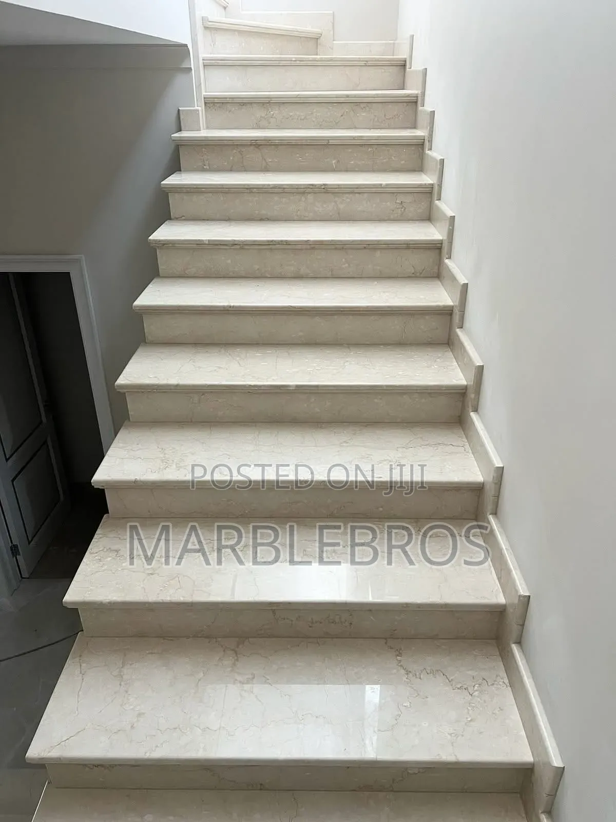 MB76, Marble Staircase Finishing Design