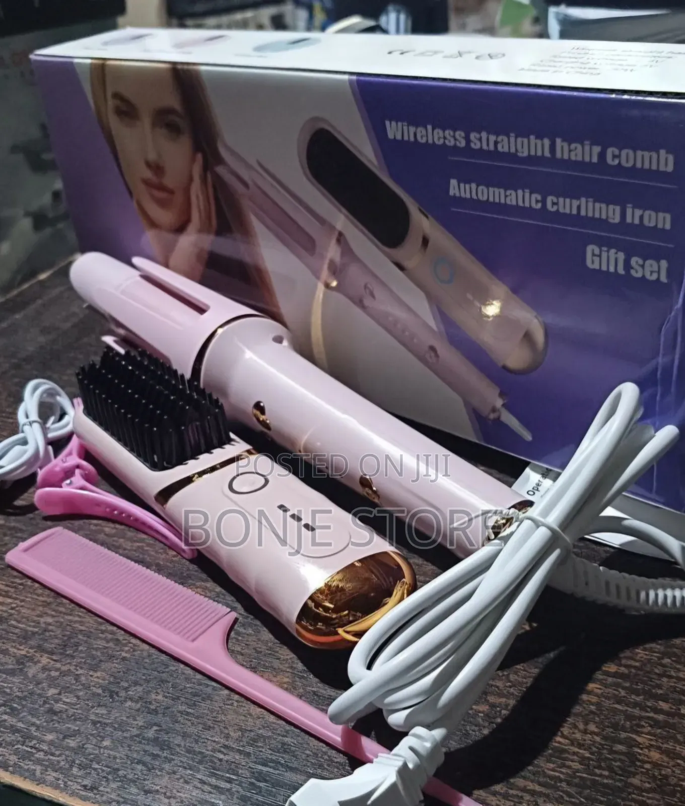 2in1 Automatic Hair Curler and Electric Hair Brush