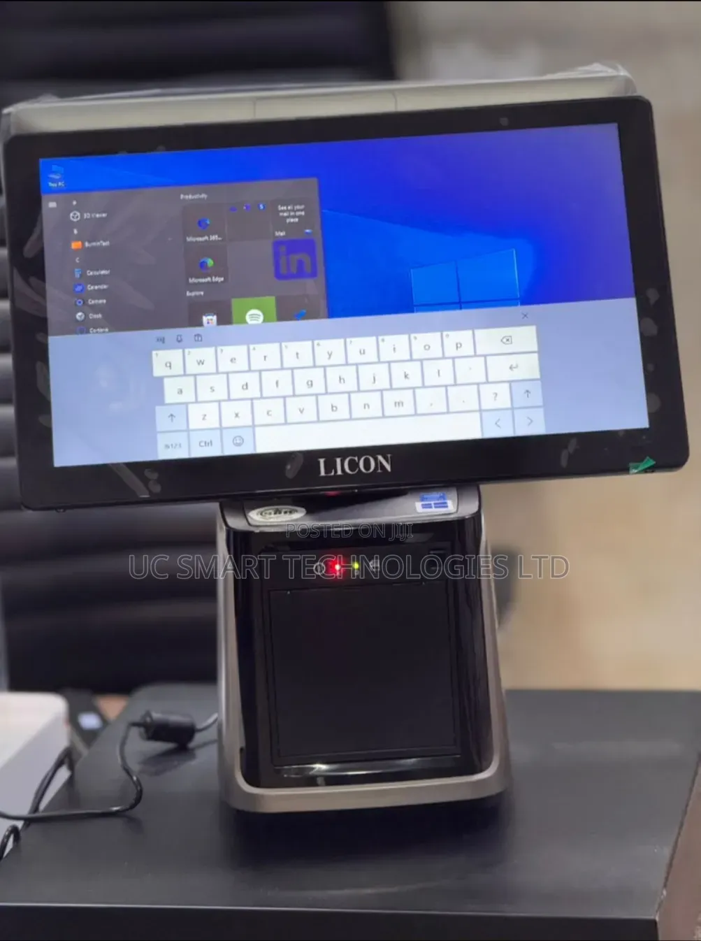 Licon Pos System L300w Double Screen Intel Core I3 128gb SSD 8gb Touch