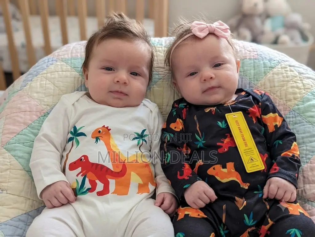 2 Pieces Twin Set Baby Clothe Ages 1-3 MNTHS