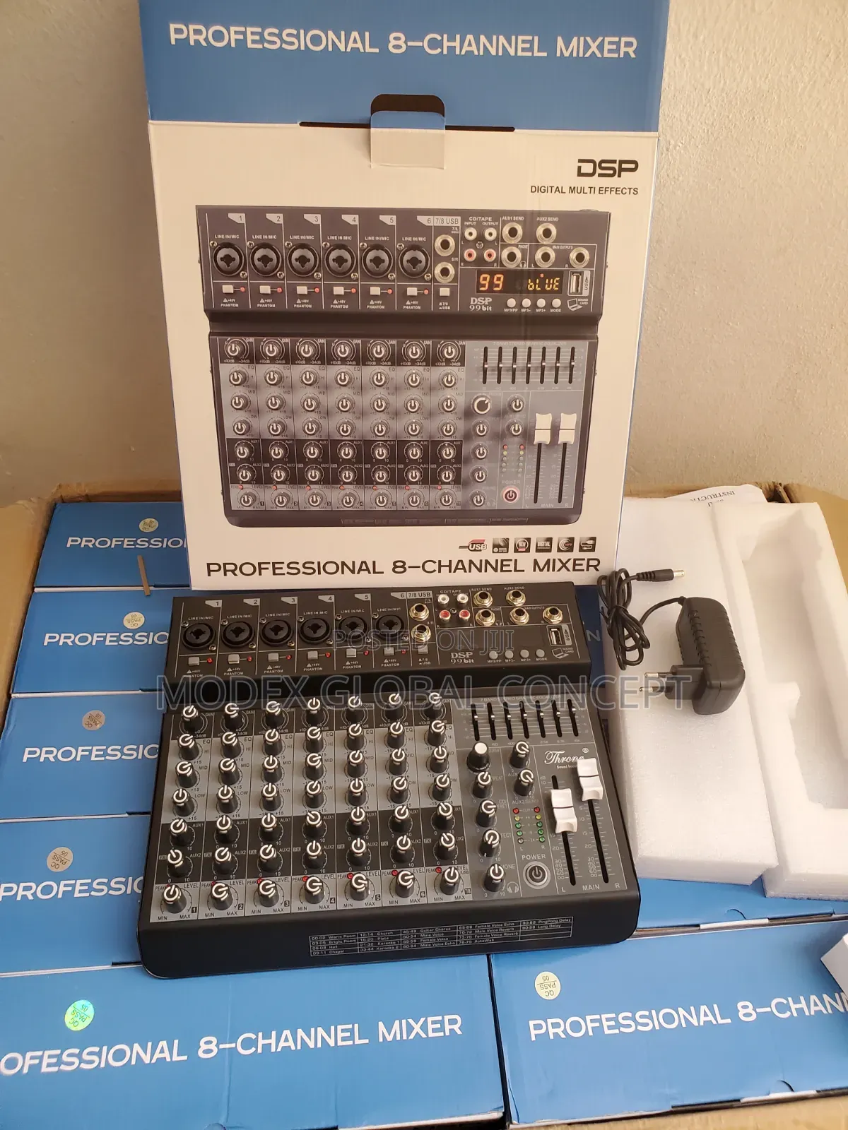 8-Channel Digital Mixer Console.