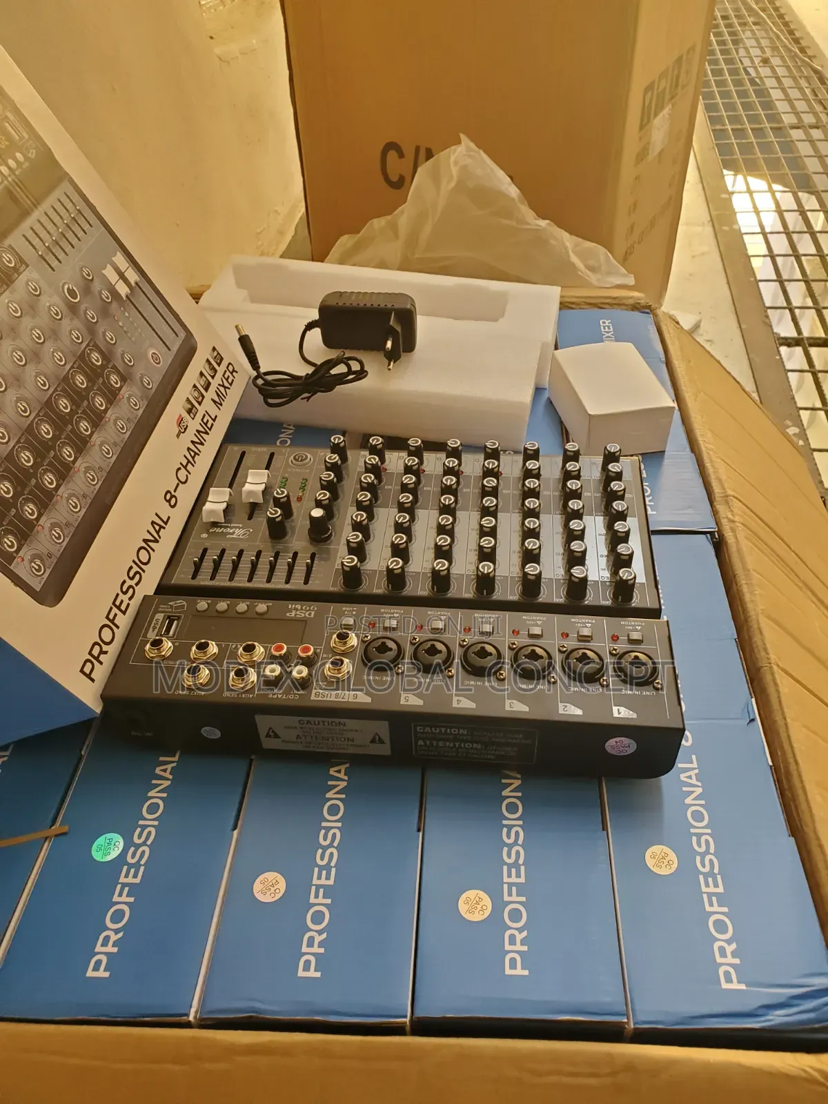 8-Channel Digital Mixer Console.