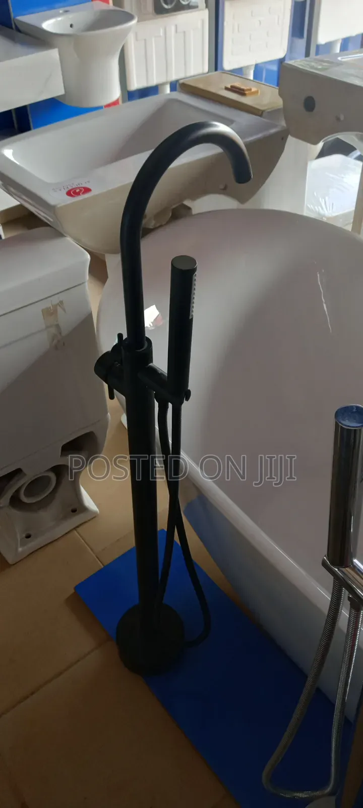 Black Standing Bath Mixer and Others