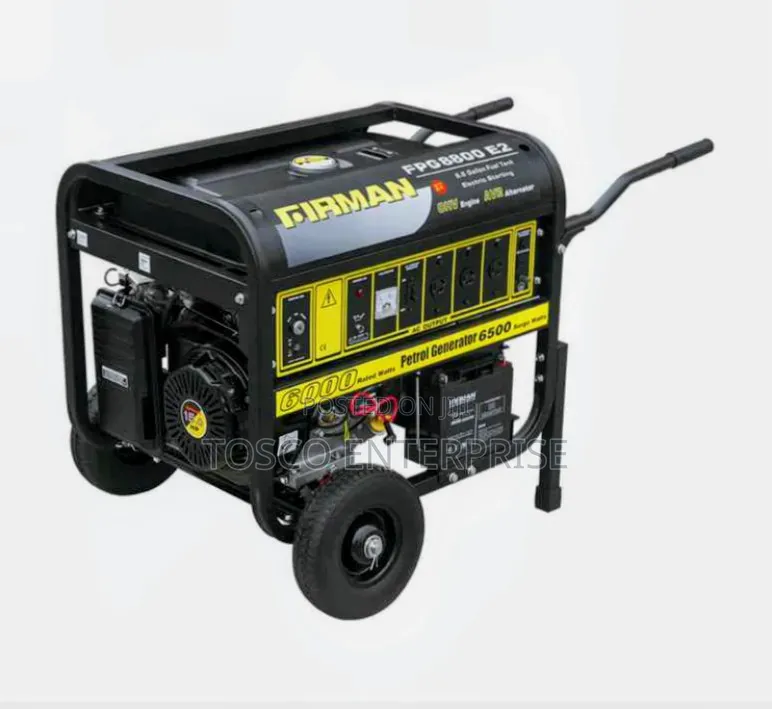 Firman FP8800E2 6.5kVA Key Start Petrol Generator – 100% Copper Coil