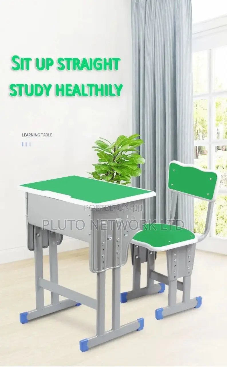 Quality Height Adjustable Metal Morden School/Students Writing Desk