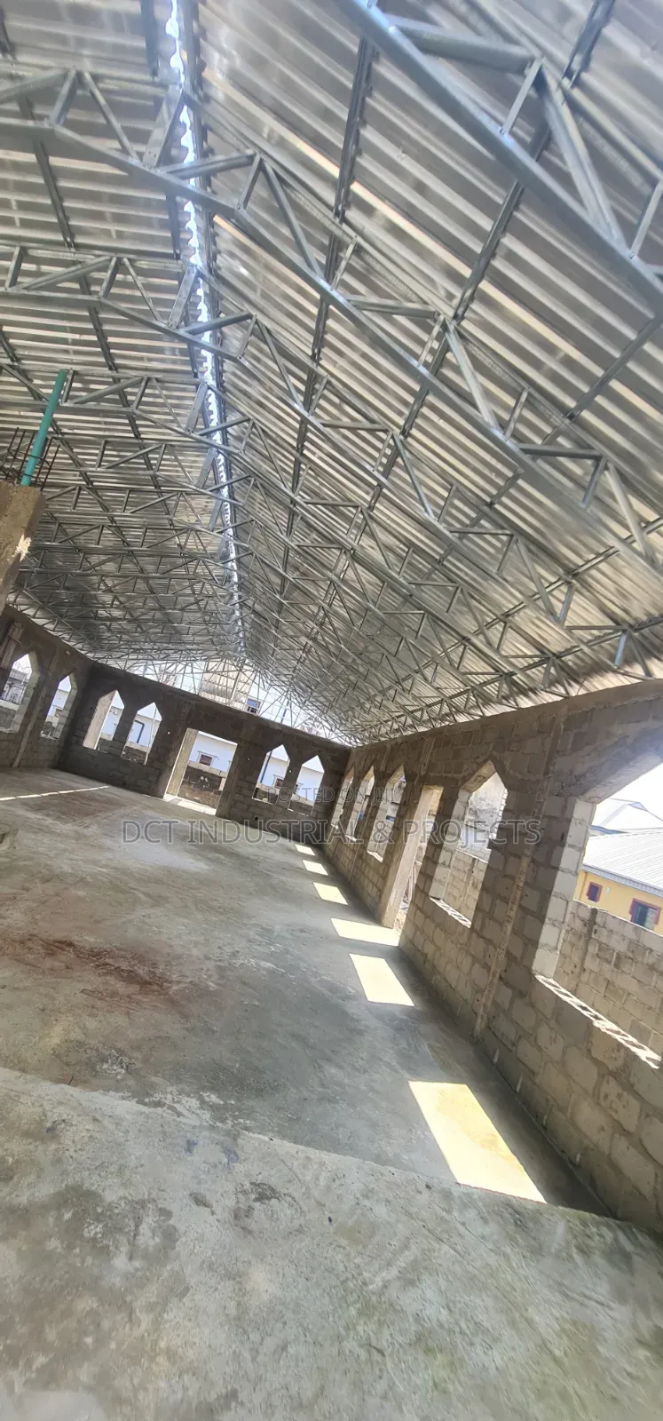 Steel Roof Carcass Fabrication / Aluminium Installation