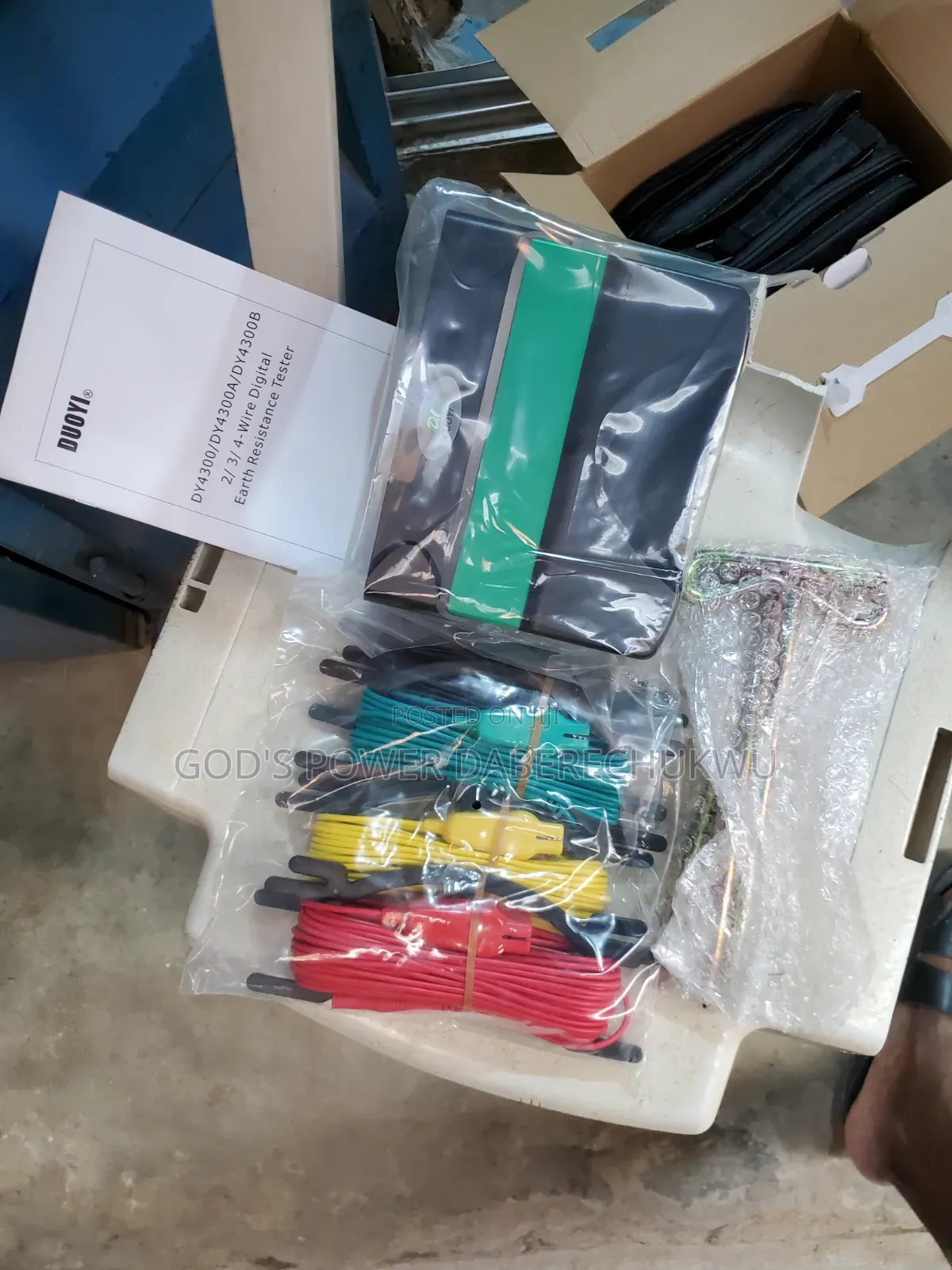 4-Terminal Earth Resistance Tester and Soil Resistivity Tester