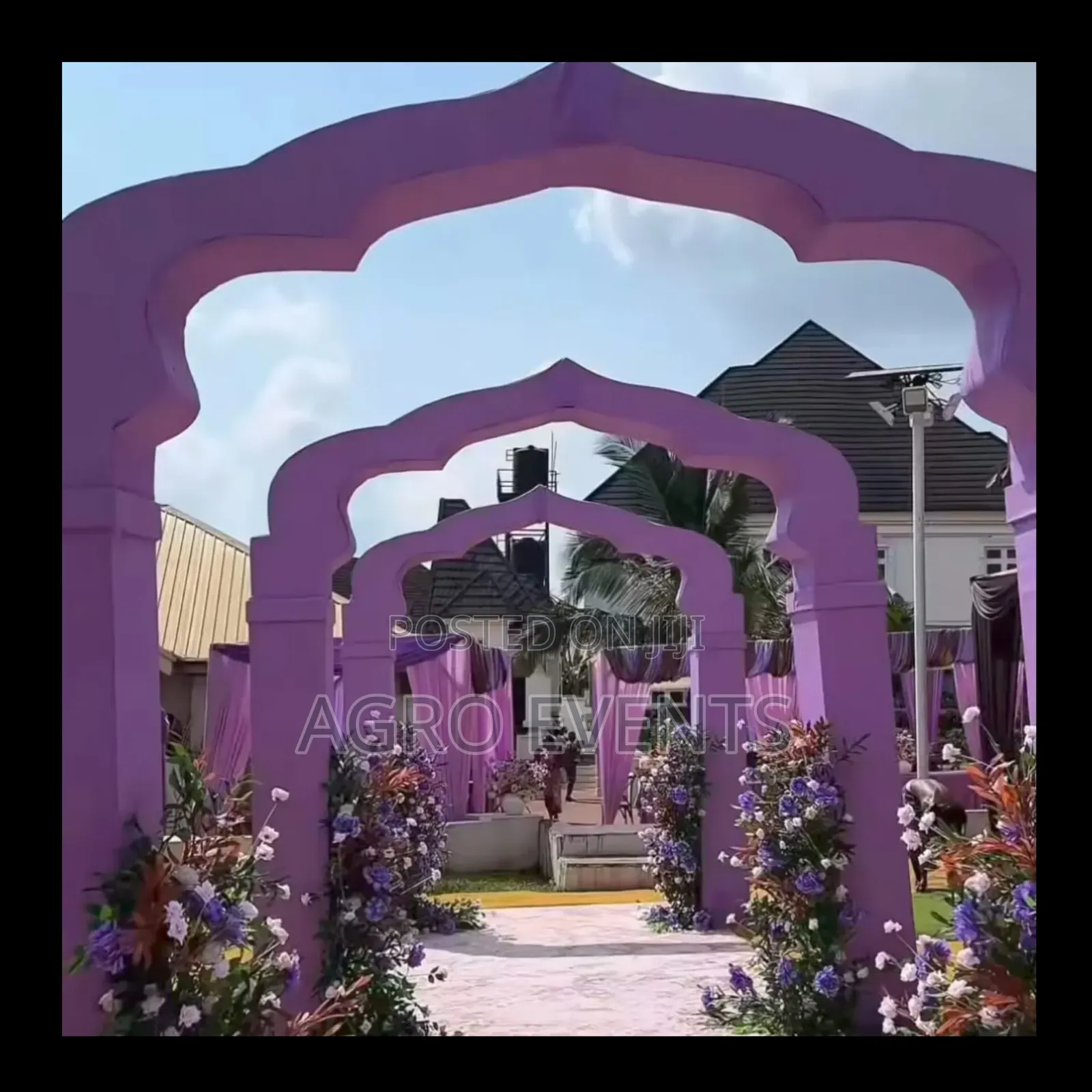 Traditional Intimate Outdoor Decor in Port Harcourt