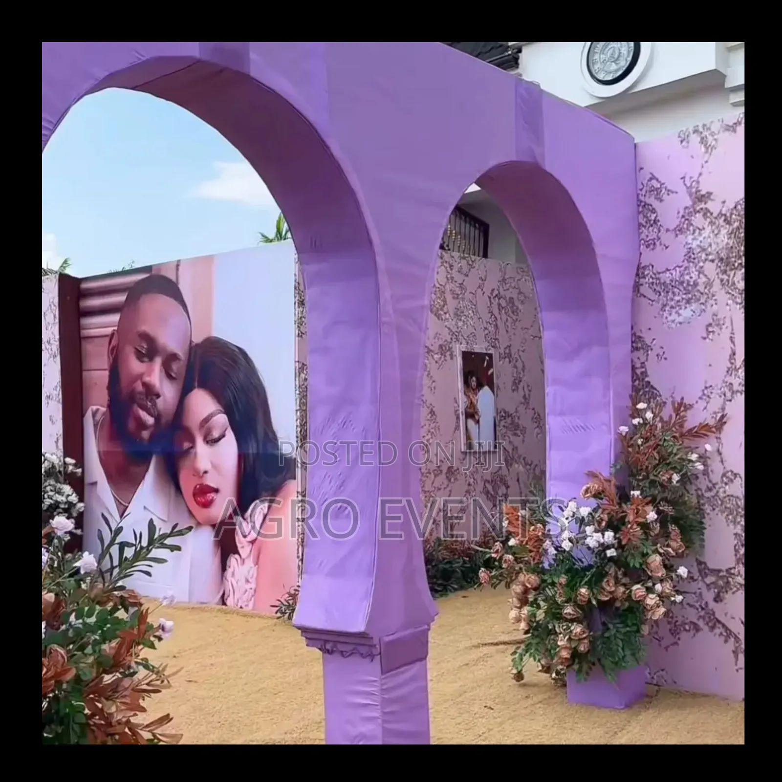 Traditional Intimate Outdoor Decor in Port Harcourt