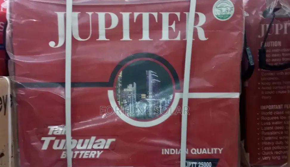 Jupiter Tubular Battery, Long Lasting Amd Strong