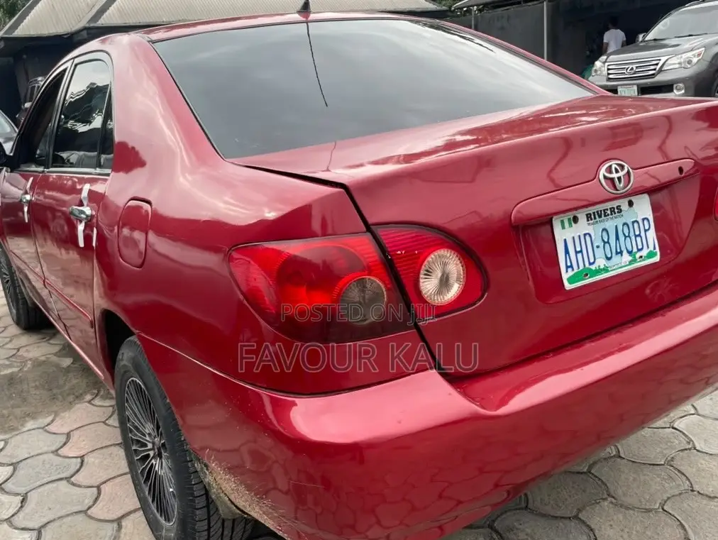 Toyota Corolla 2005 Red