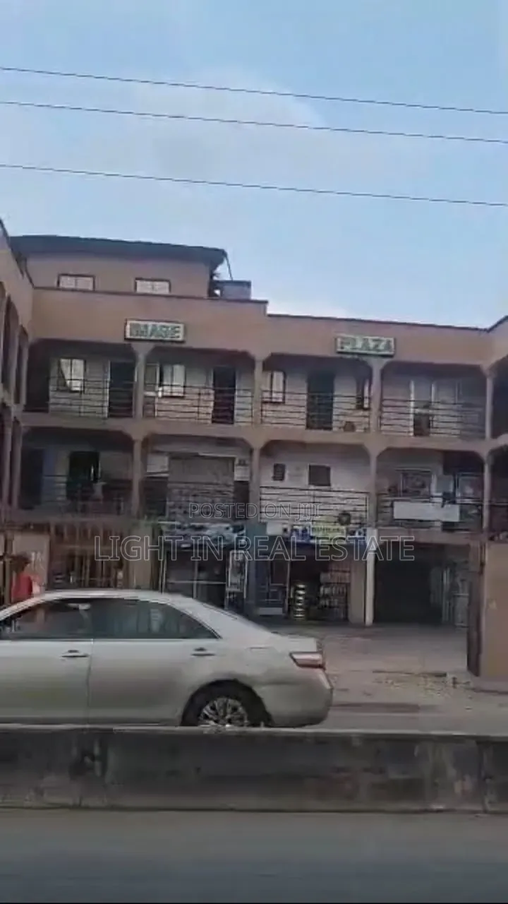 Shopping Plaza on 2plots of Land Directly on Iju Road Ogba Lagos State