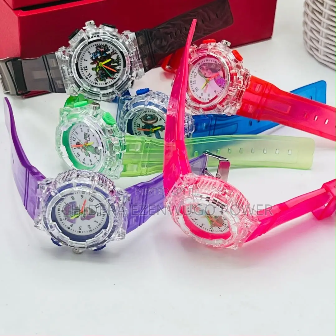 Colors and LED Light Wrist Watch