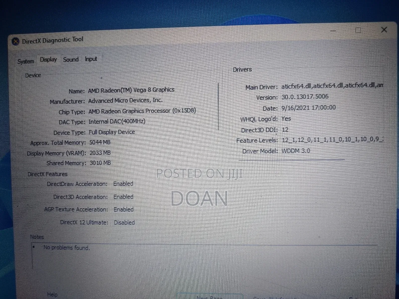 Laptop Lenovo 8GB AMD Ryzen 5 SSD 256GB