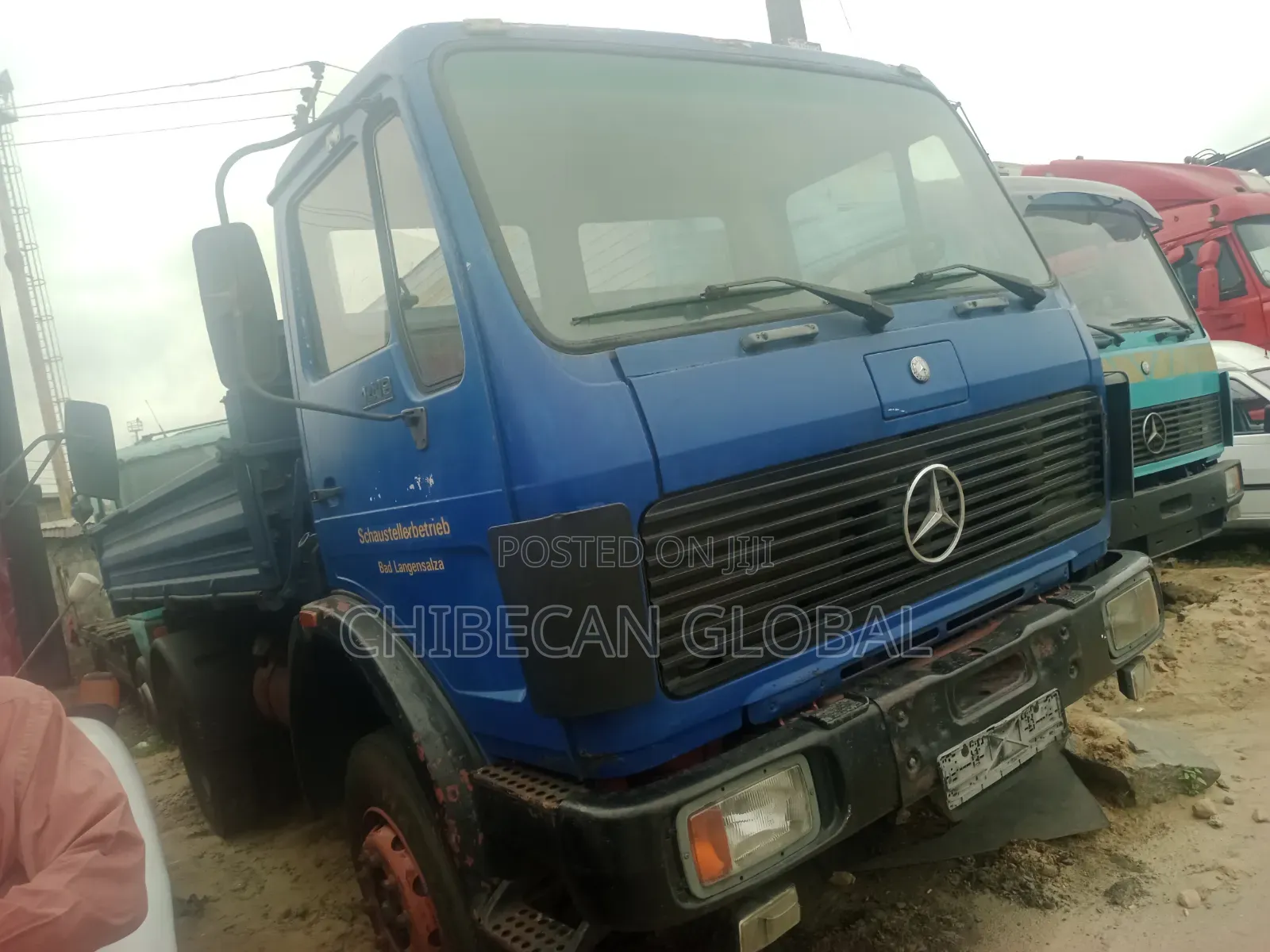 1419 Mercedes Benz Tipper Truck With Auxiliary