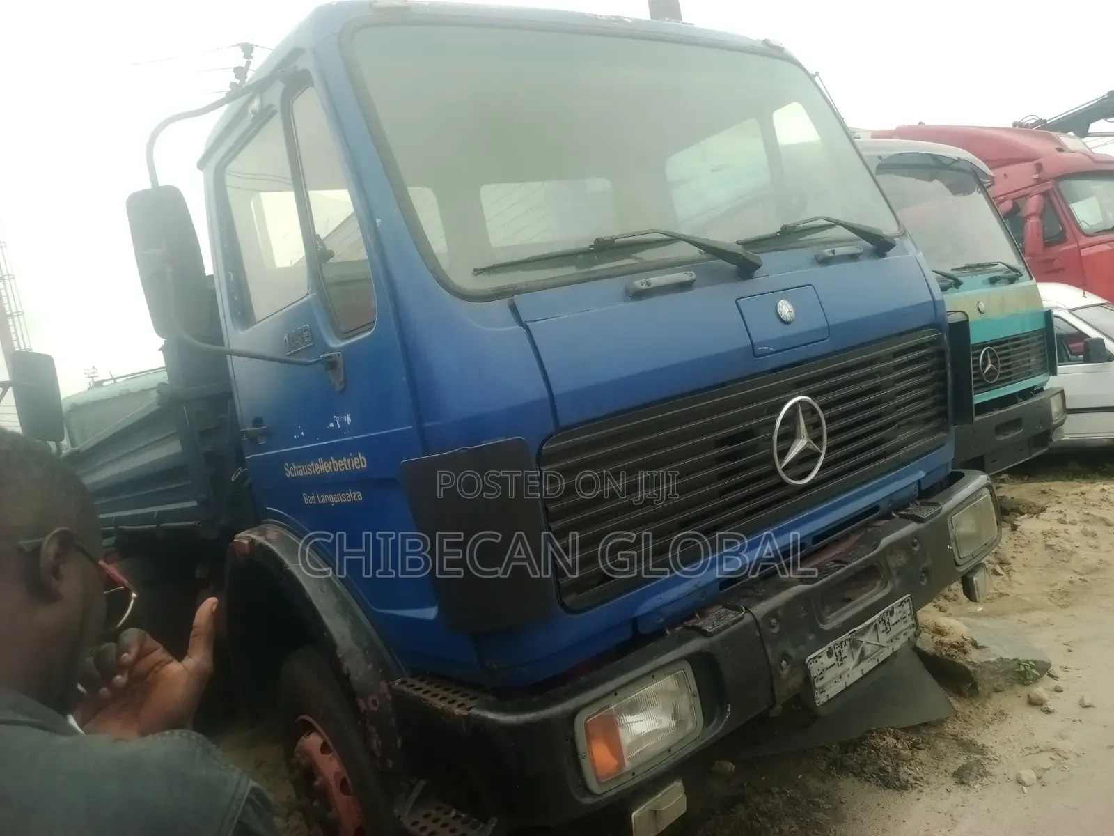 1419 Mercedes Benz Tipper Truck With Auxiliary