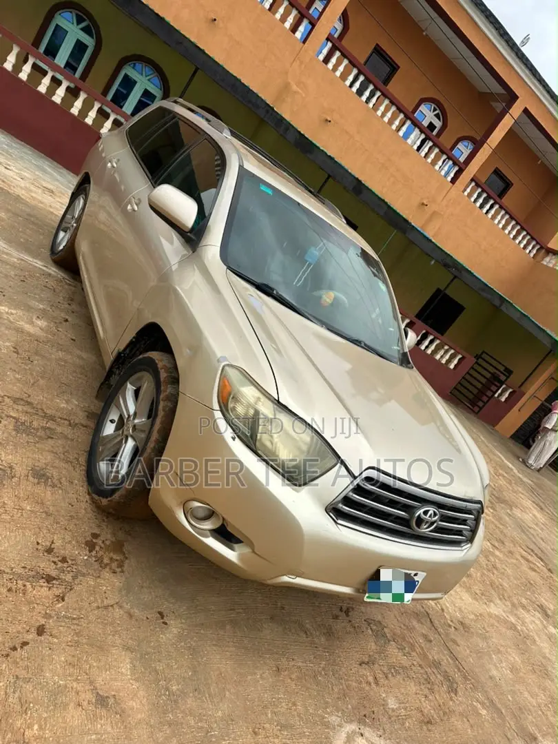 Toyota Highlander Sport 2008 Gold