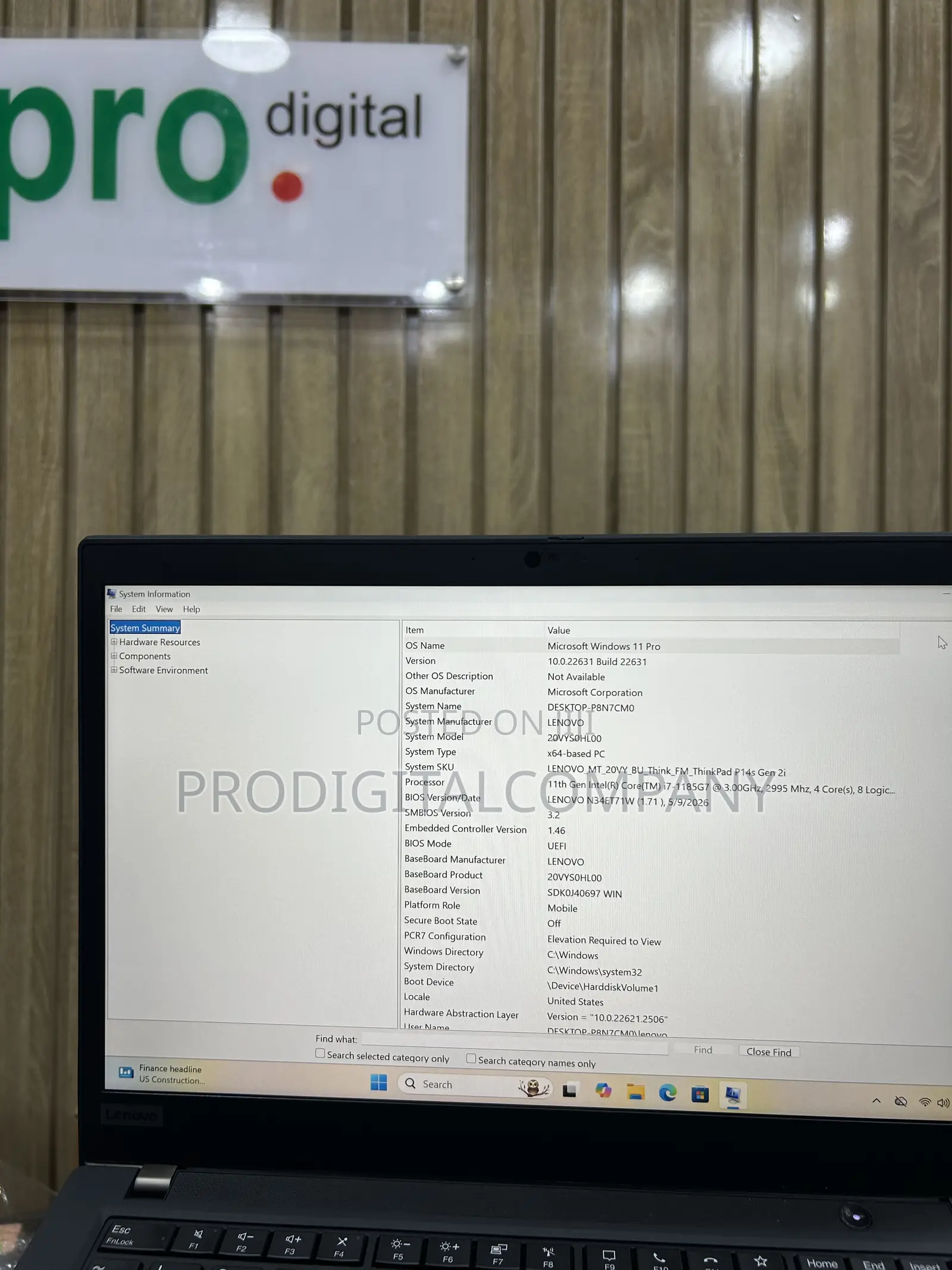 Laptop Lenovo ThinkPad P14s 48GB Intel Core i7 SSD 1T