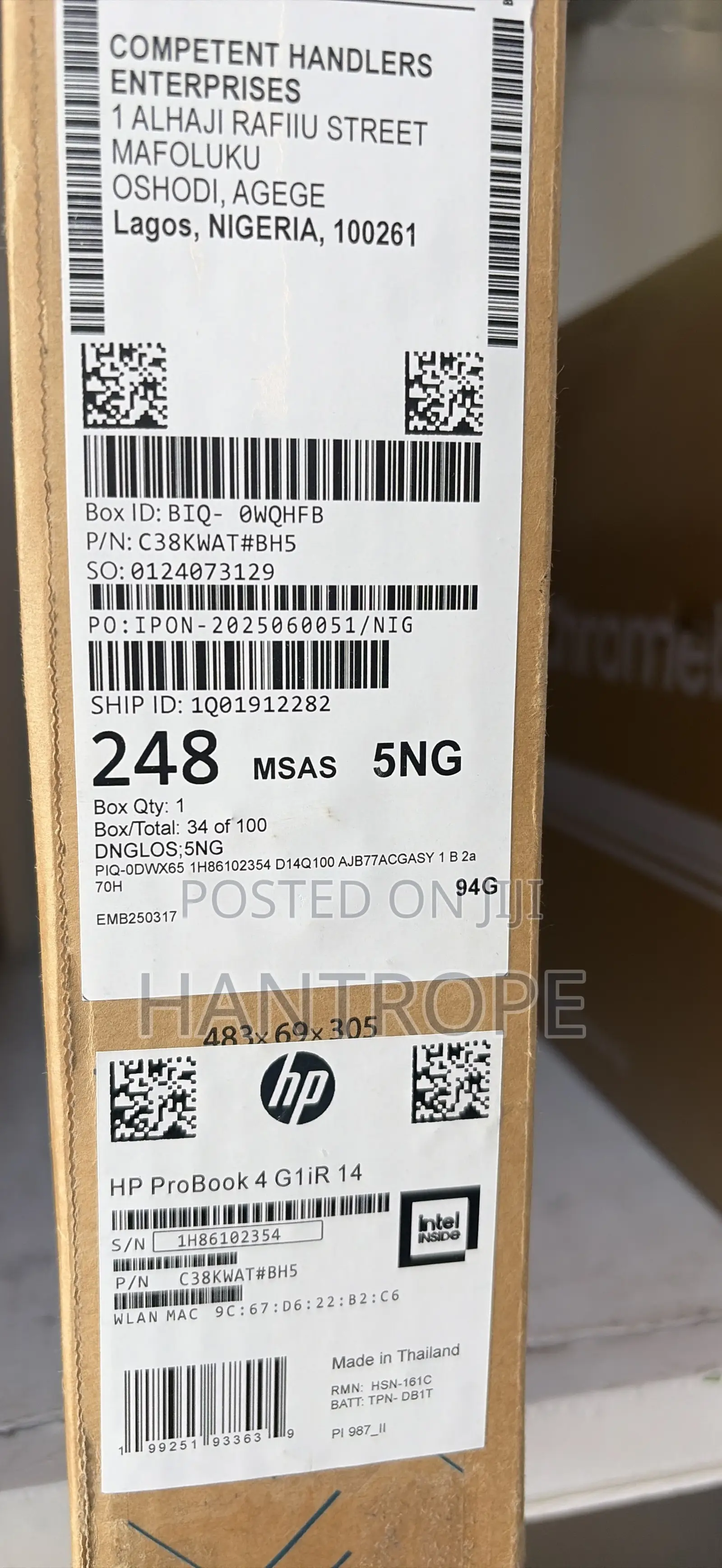 New Laptop HP ProBook 440 8GB Intel Core 5 SSD 512GB