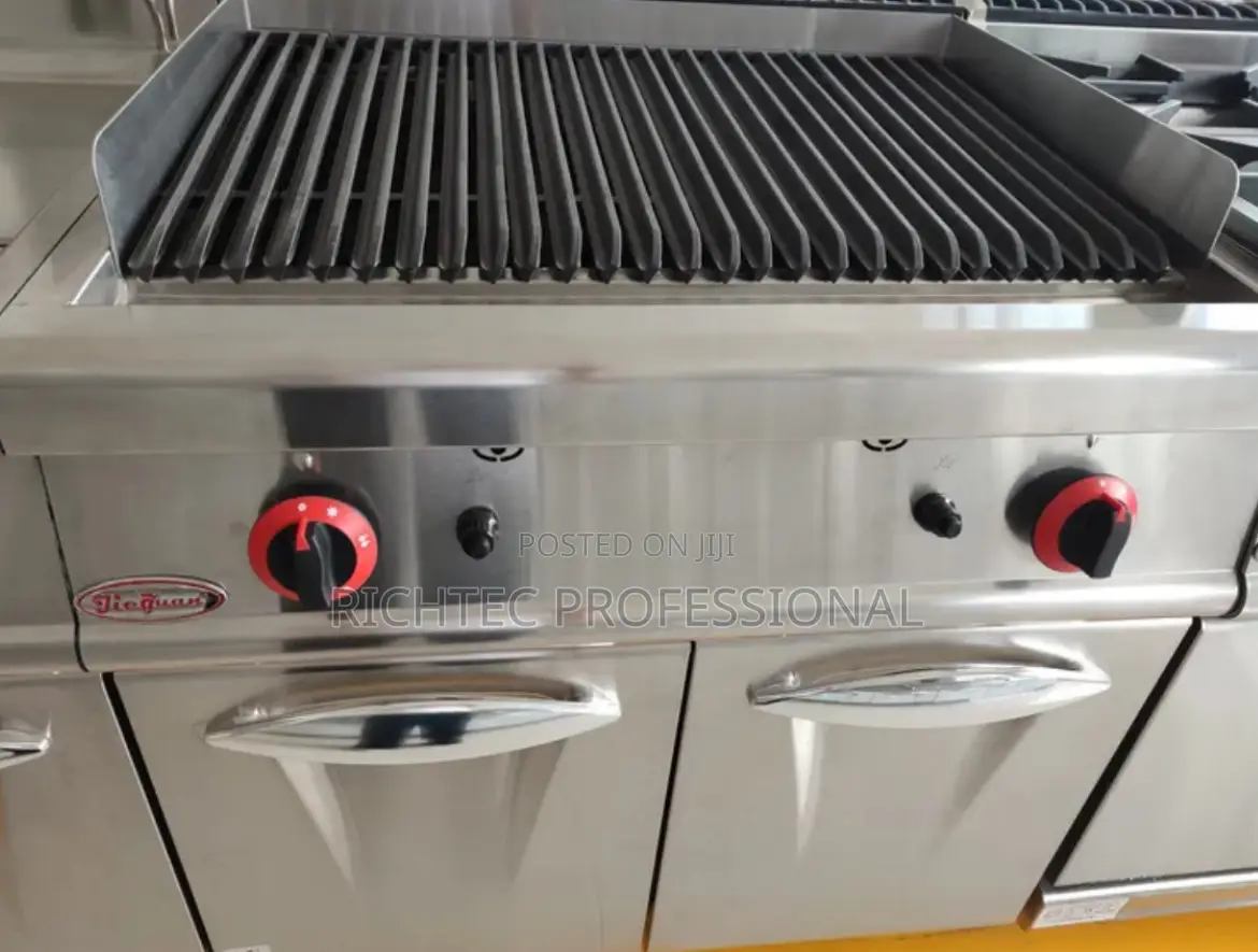 High Quality Commercial Lava Rock Grill With Cabinet