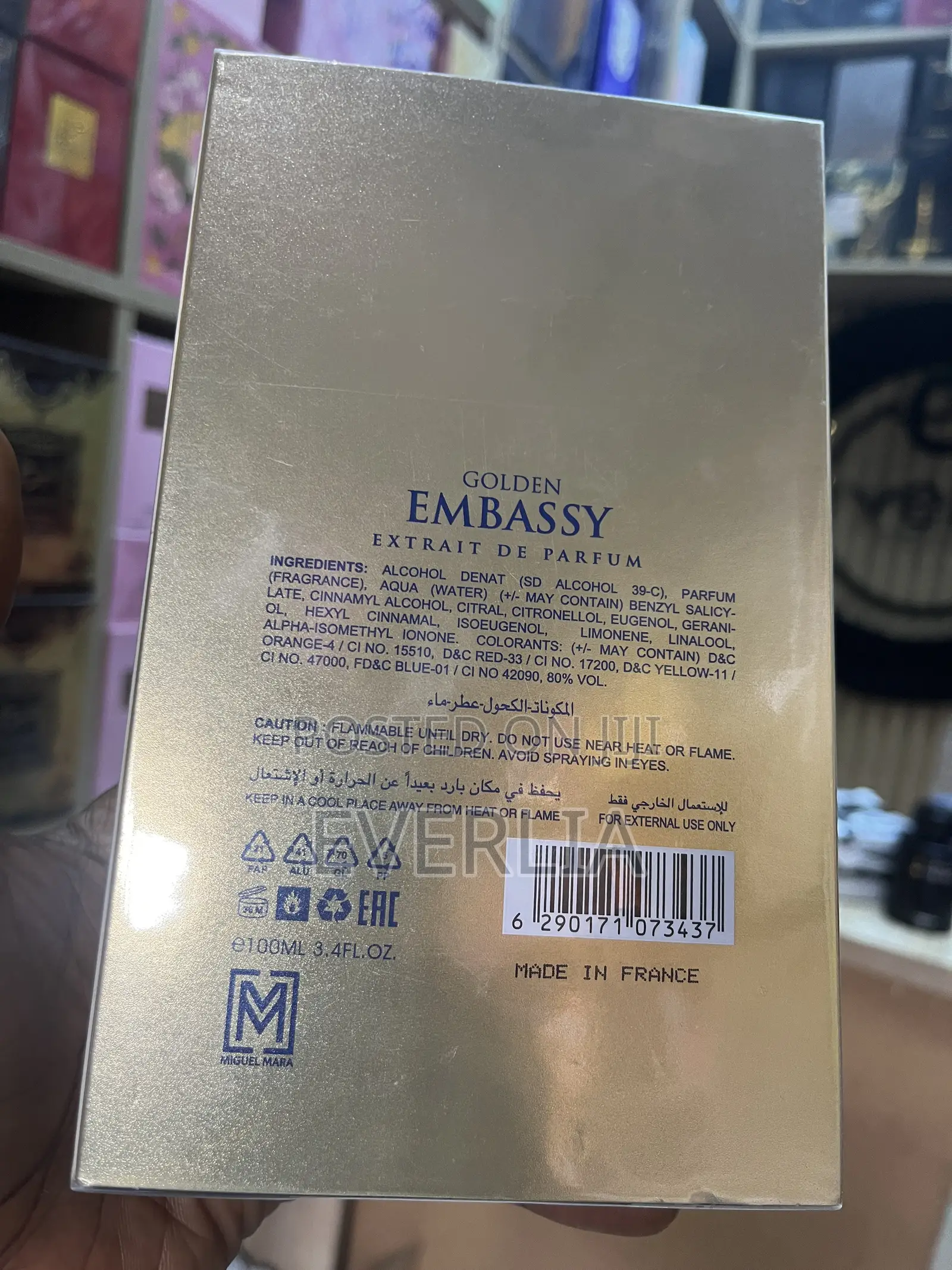 Golden Embassy Extrait De Parfum, Miguel Mara